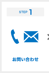 STEP1 お問い合わせ